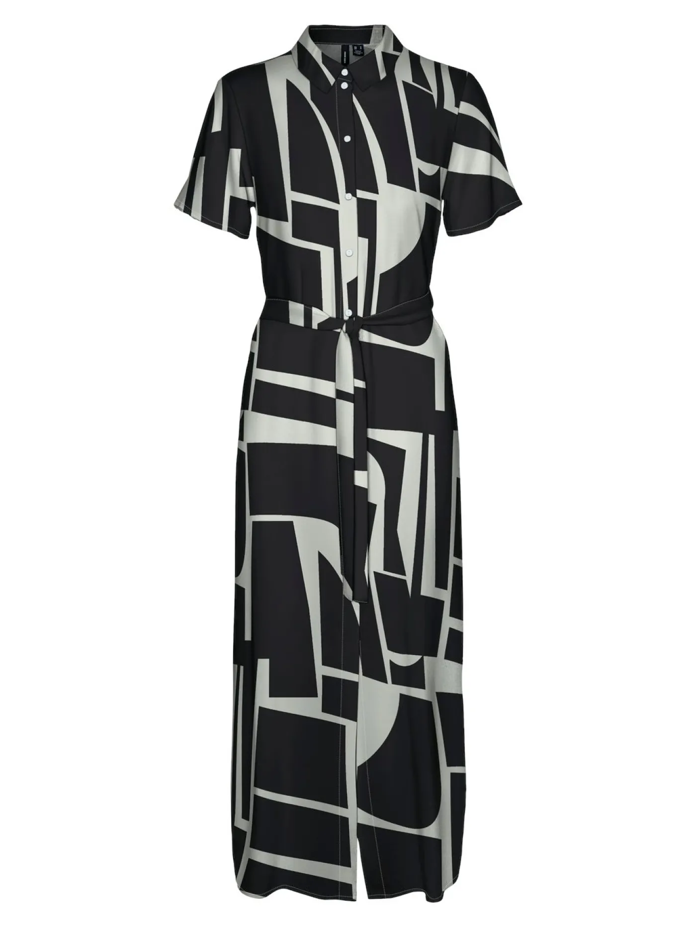 VMEASY JOY S/S LONG SHIRT DRESS WVN
