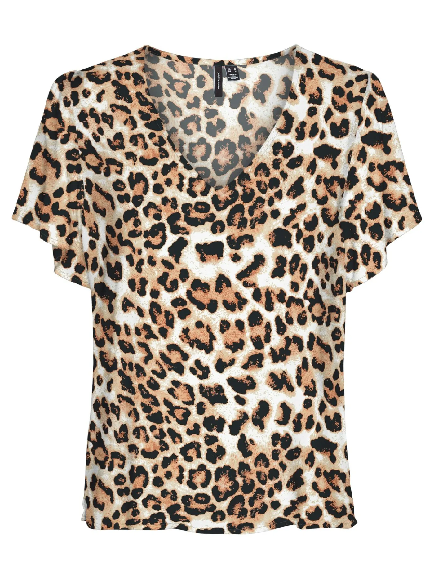 VMEASY JOY V-NECK SS BLOUSE WVN GA