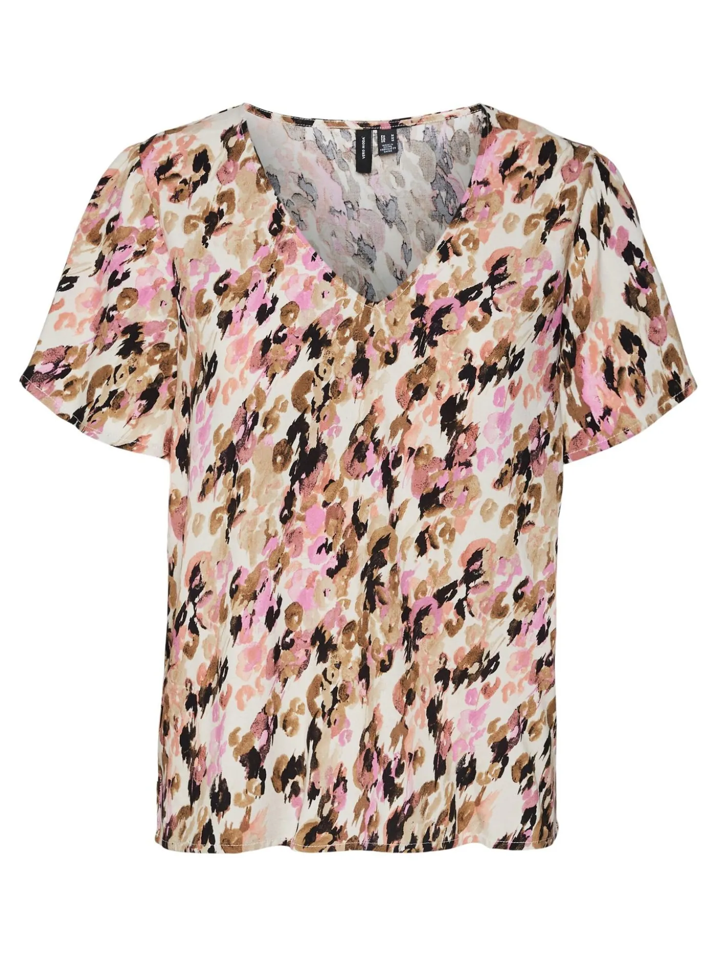 VMEASY V-NECK SS BLOUSE R1 WVN GA