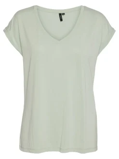 VMFILLI SS V-NECK TEE GA NOOS