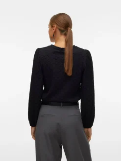 VMFLOWER LS PUFF SLEEVE TOP JRS