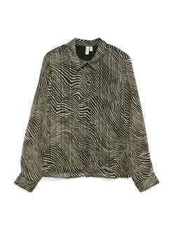 VMGEBRA GEDNA LS SHIRT WVN BTQ GA