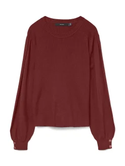 VMHOLLYKARIS LS O-NECK PULLOVER BOO
