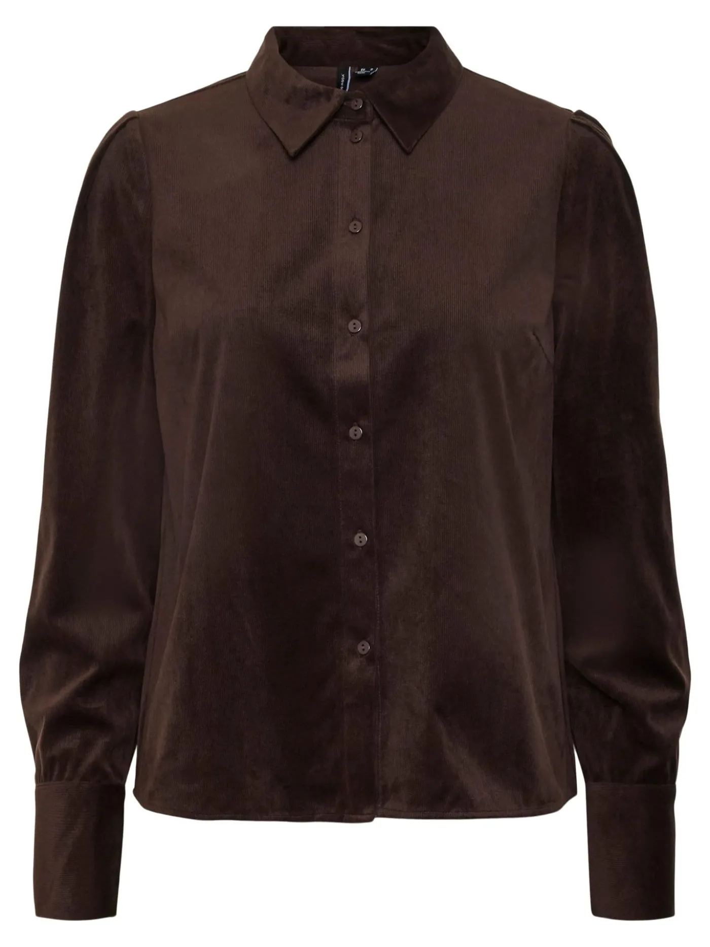 VMIDA LS CORDUROY SHIRT WVN - Coffee Bean