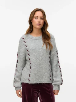 VMILINA LS O-NECK HANDSTITCH PULLOV