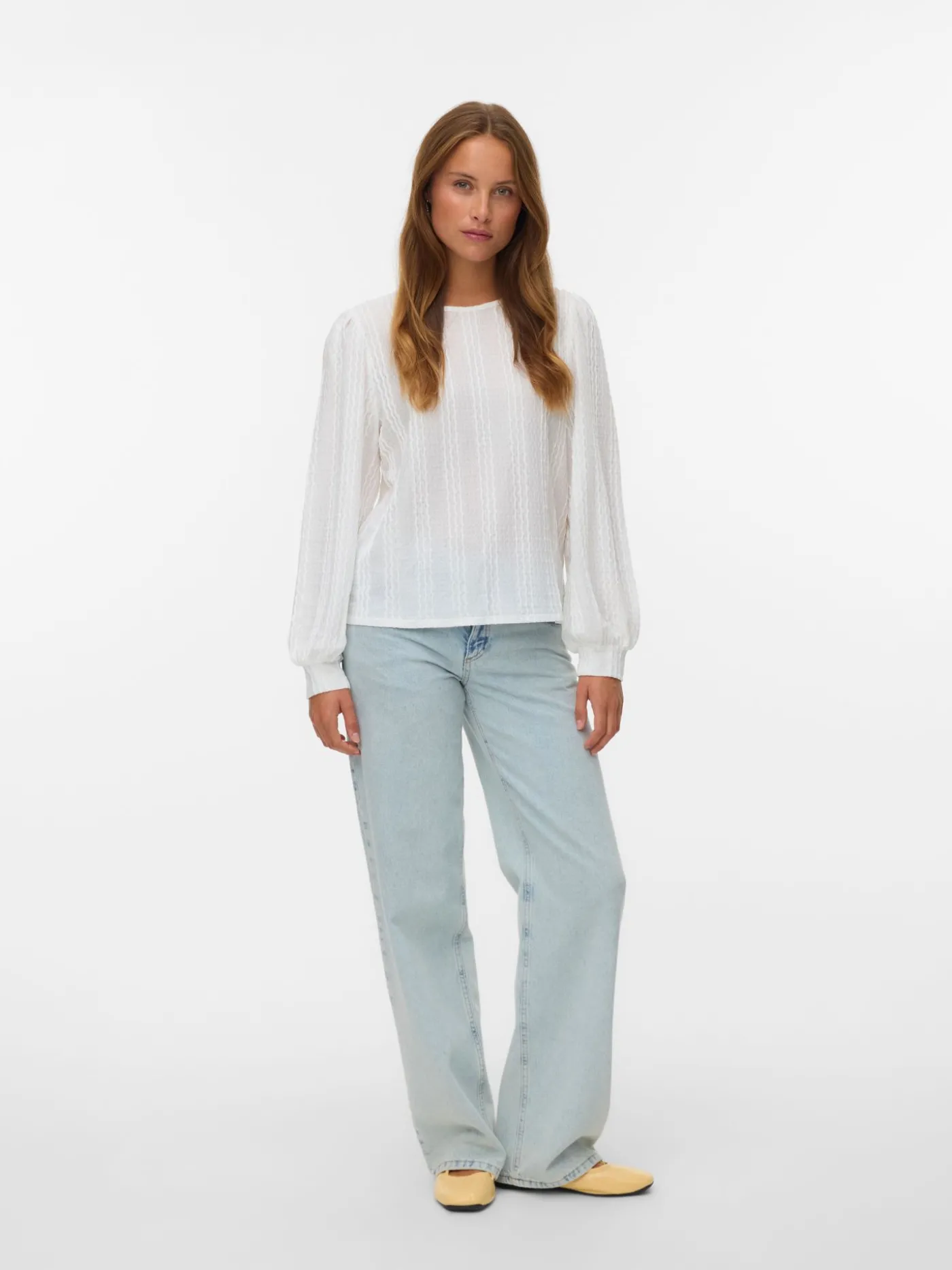 VMJASMIN LS O-NECK TOP JRS GA