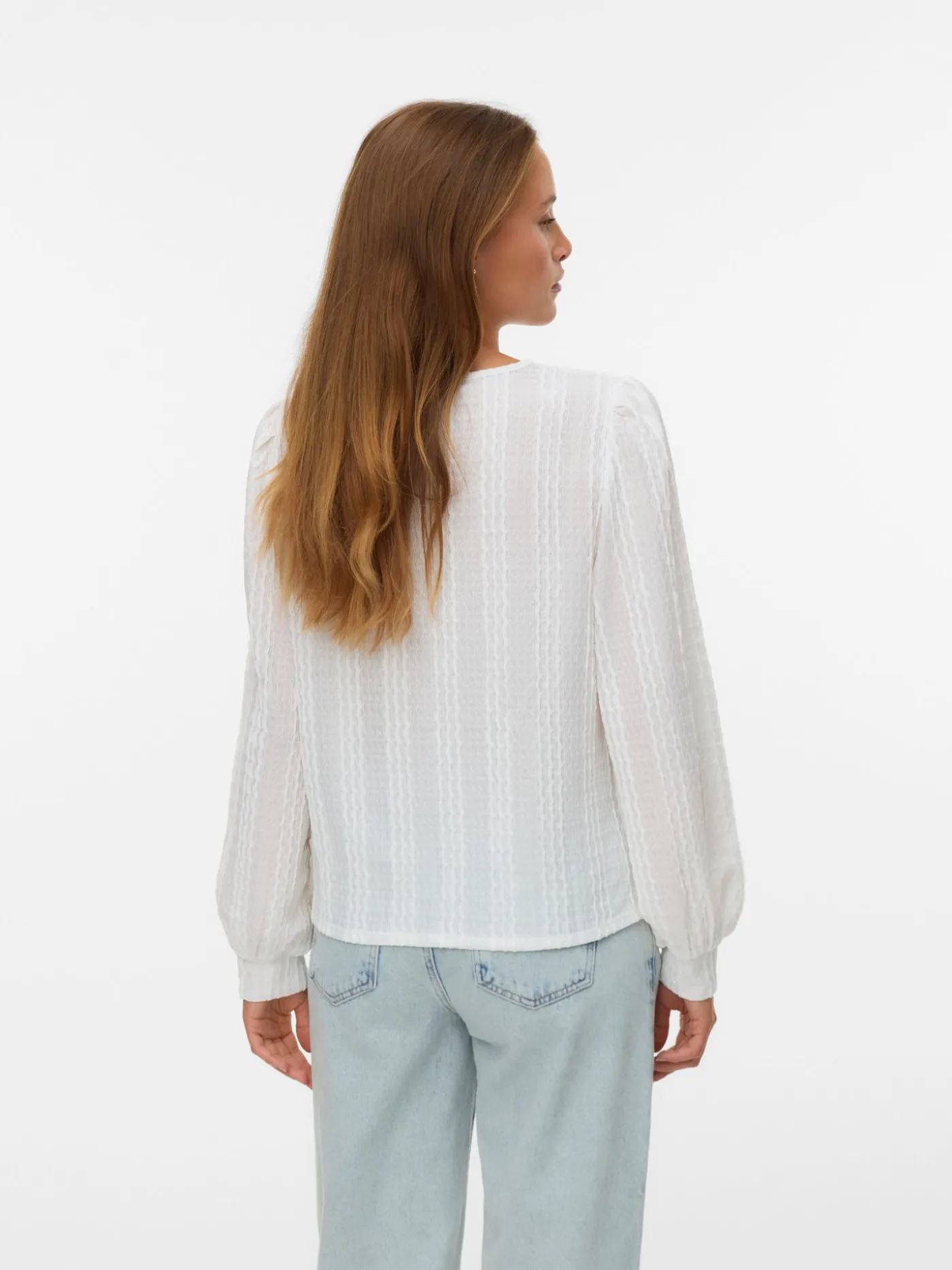 VMJASMIN LS O-NECK TOP JRS GA