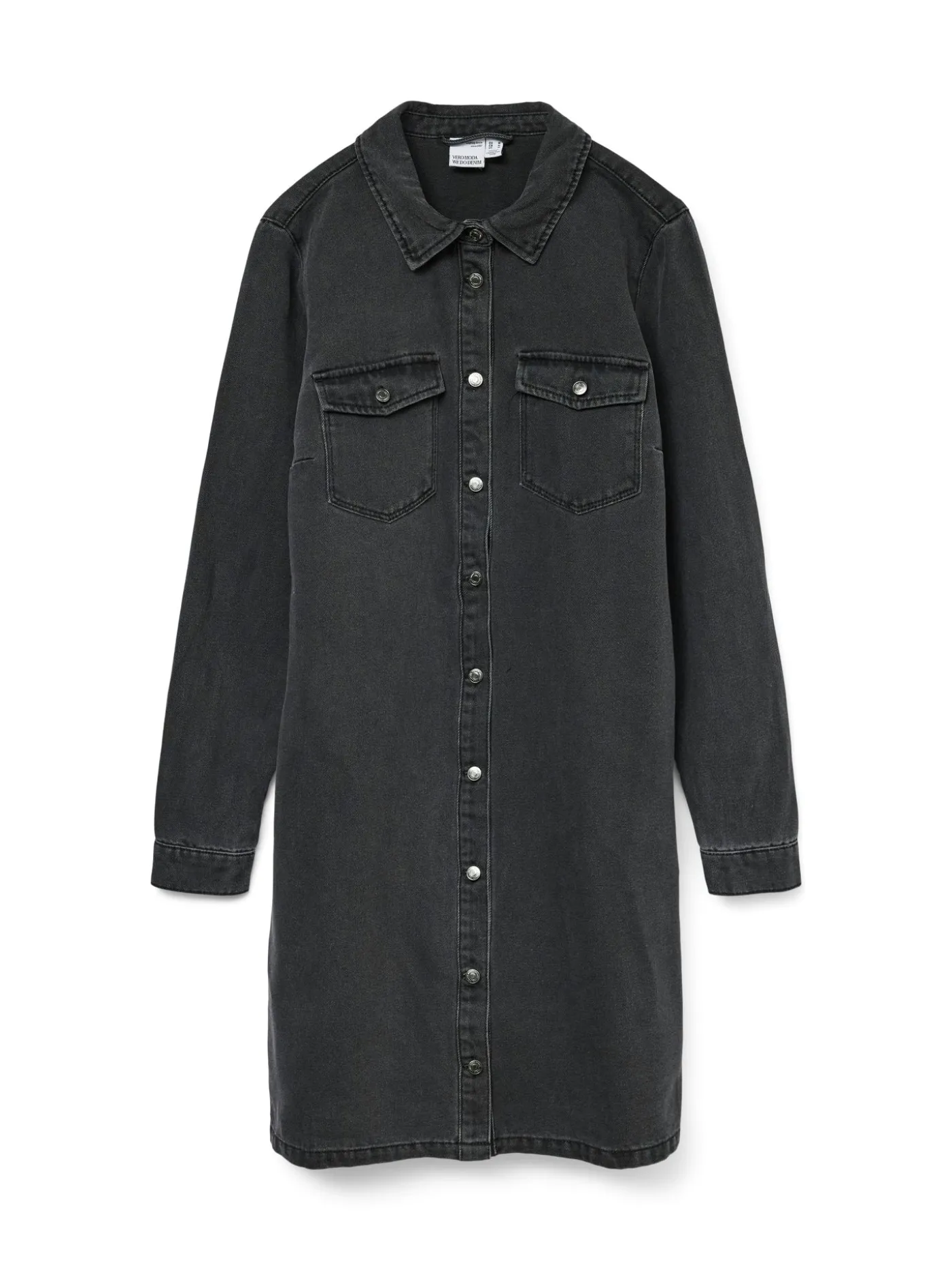 VMJENNIE LS SHORT DENIM DRESS GA NO