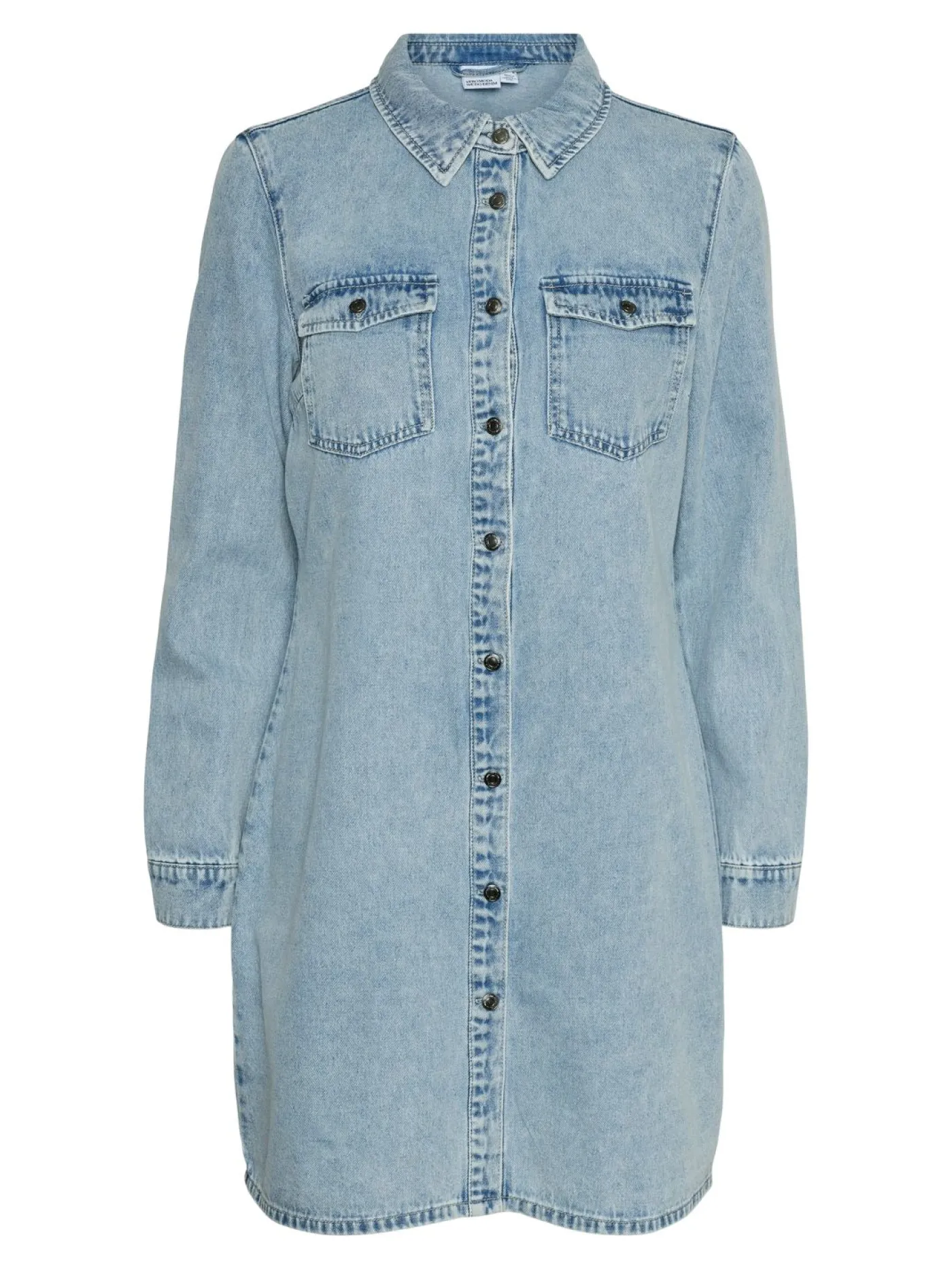 VMJENNIE LS SHORT DENIM DRESS GA NO