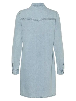 VMJENNIE LS SHORT DENIM DRESS GA NO