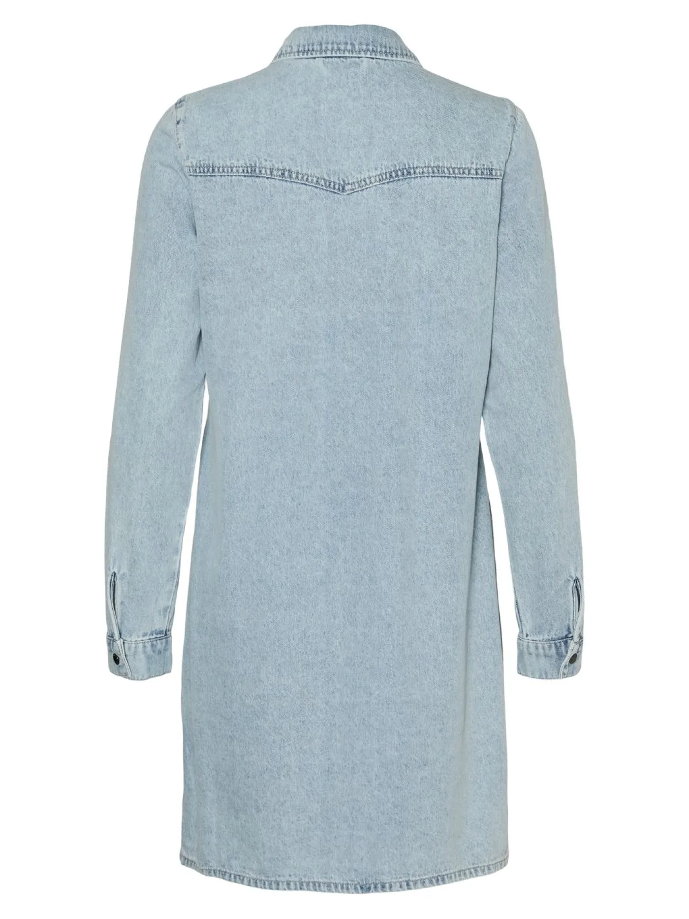 VMJENNIE LS SHORT DENIM DRESS GA NO