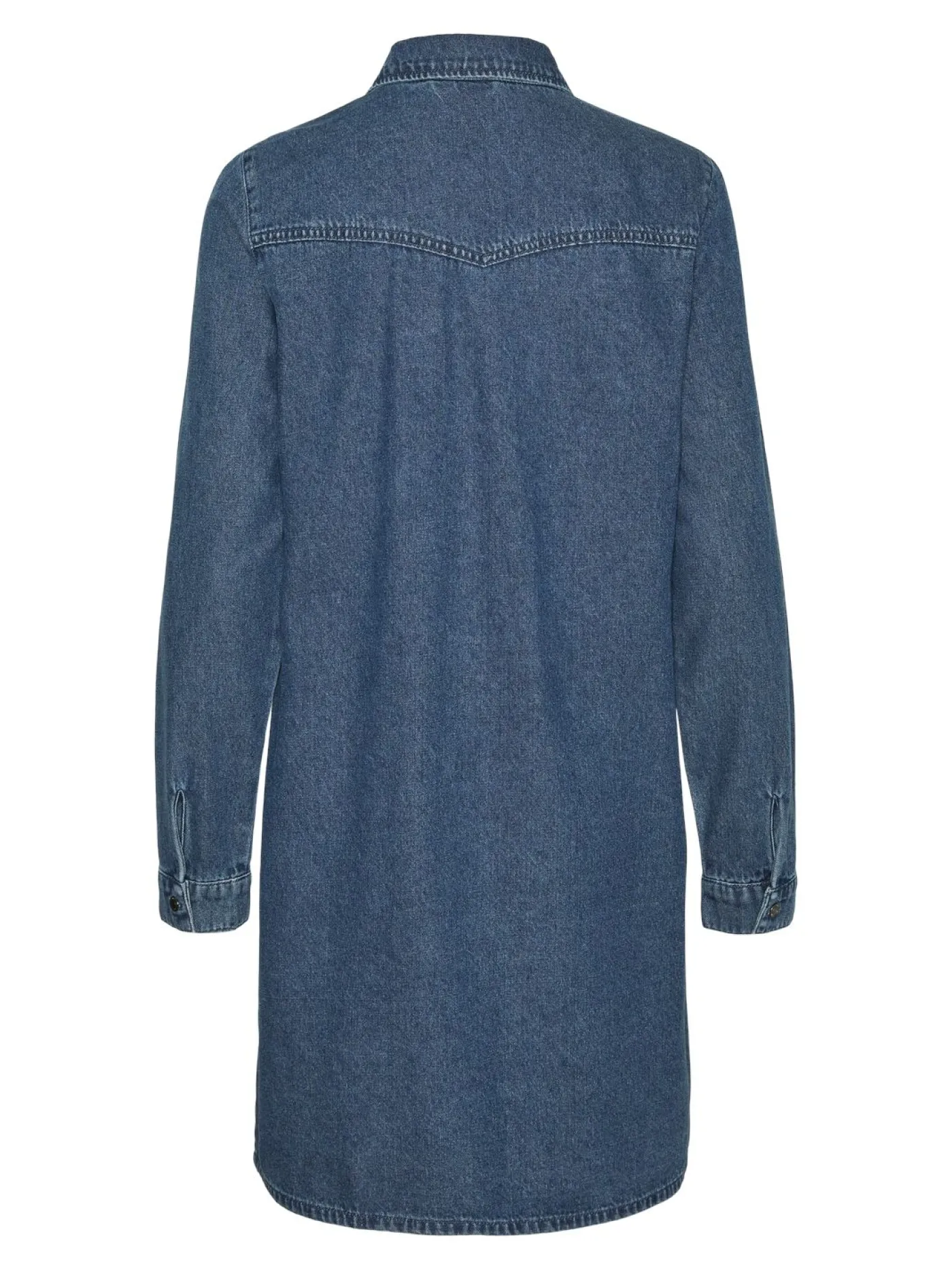 VMJENNIE LS SHORT DENIM DRESS GA NO