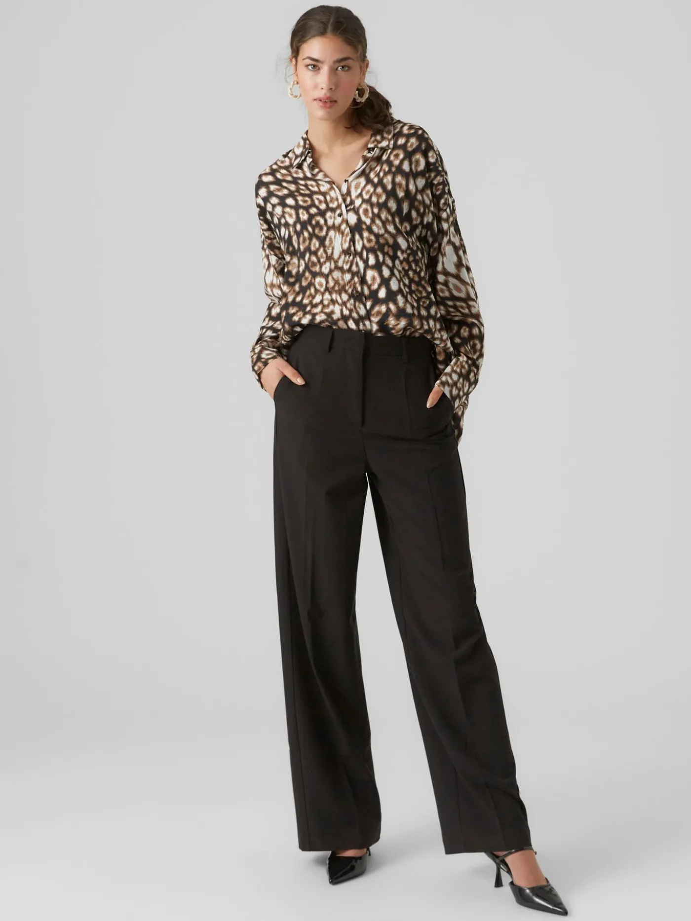 VMJOSIE RIKA LS LOOSE SHIRT WVN GA