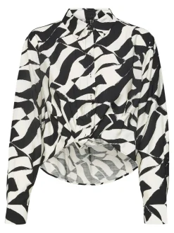 VMJOSS ARIA KNOT LS SHIRT WVN GA