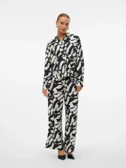 VMJOSS ARIA KNOT LS SHIRT WVN GA