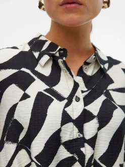 VMJOSS ARIA KNOT LS SHIRT WVN GA