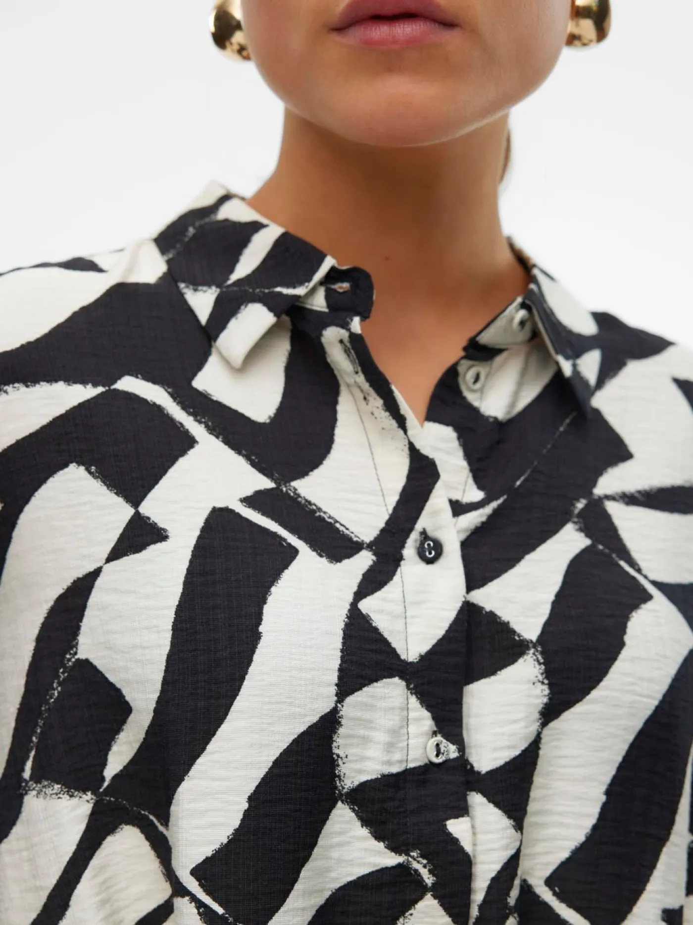 VMJOSS ARIA KNOT LS SHIRT WVN GA