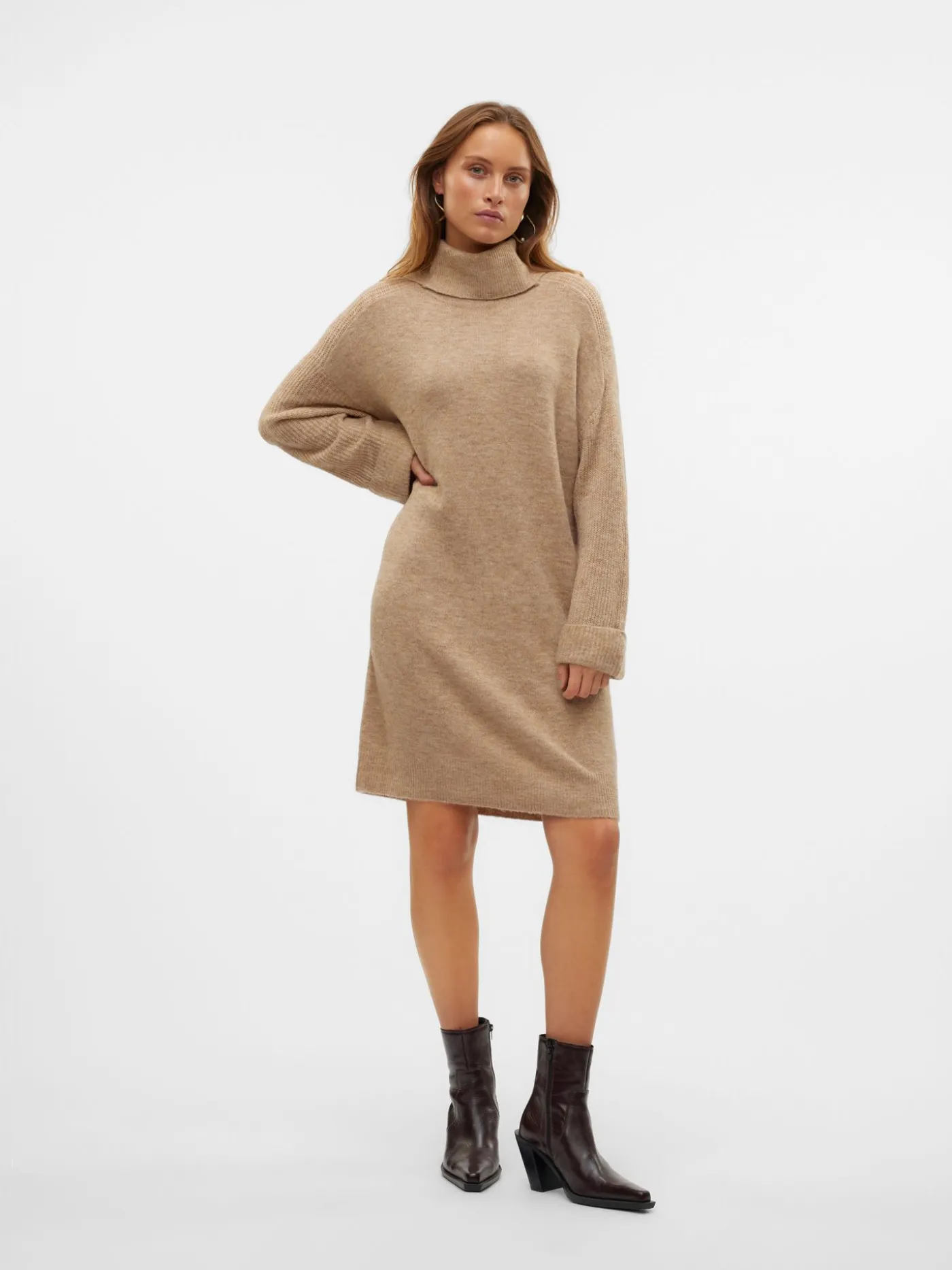 VMJUPITER LS COWLNECK SHORT DRESS B