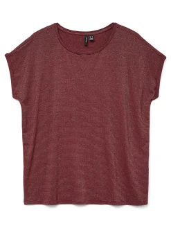 VMLAVA PLAIN SS TOP LUREX STRIP GA