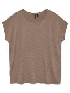 VMLAVA PLAIN SS TOP LUREX STRIP GA