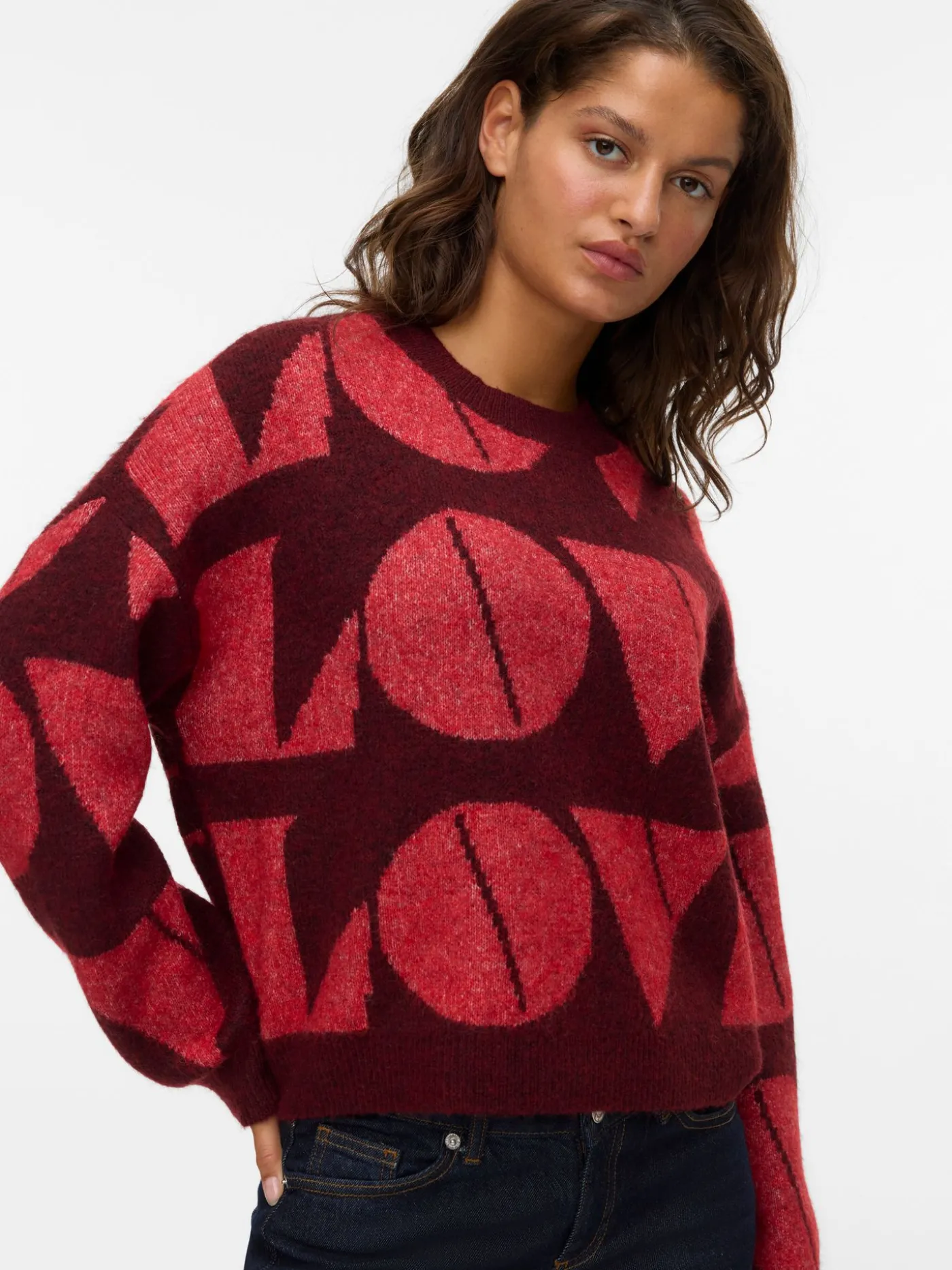 VMLOVE LS O-NECK PULLOVER BOO