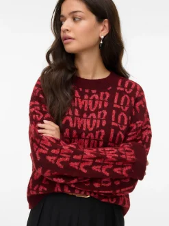VMLOVE LS O-NECK PULLOVER BOO