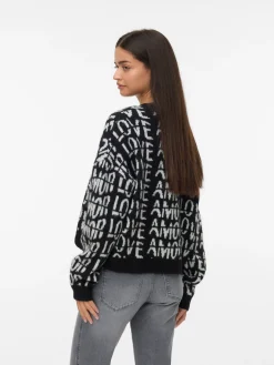 VMLOVE LS O-NECK PULLOVER BOO