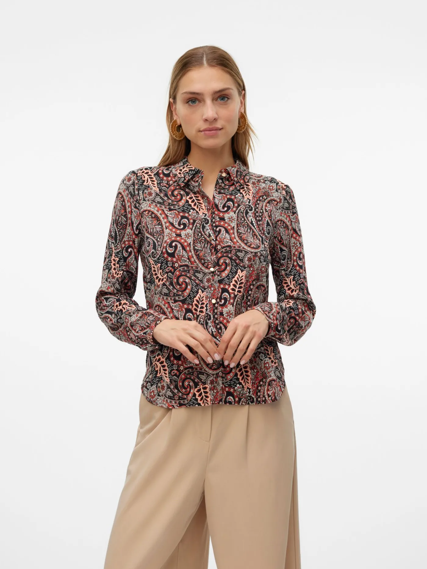 VMMABLE L/S SHIRT WVN BTQ