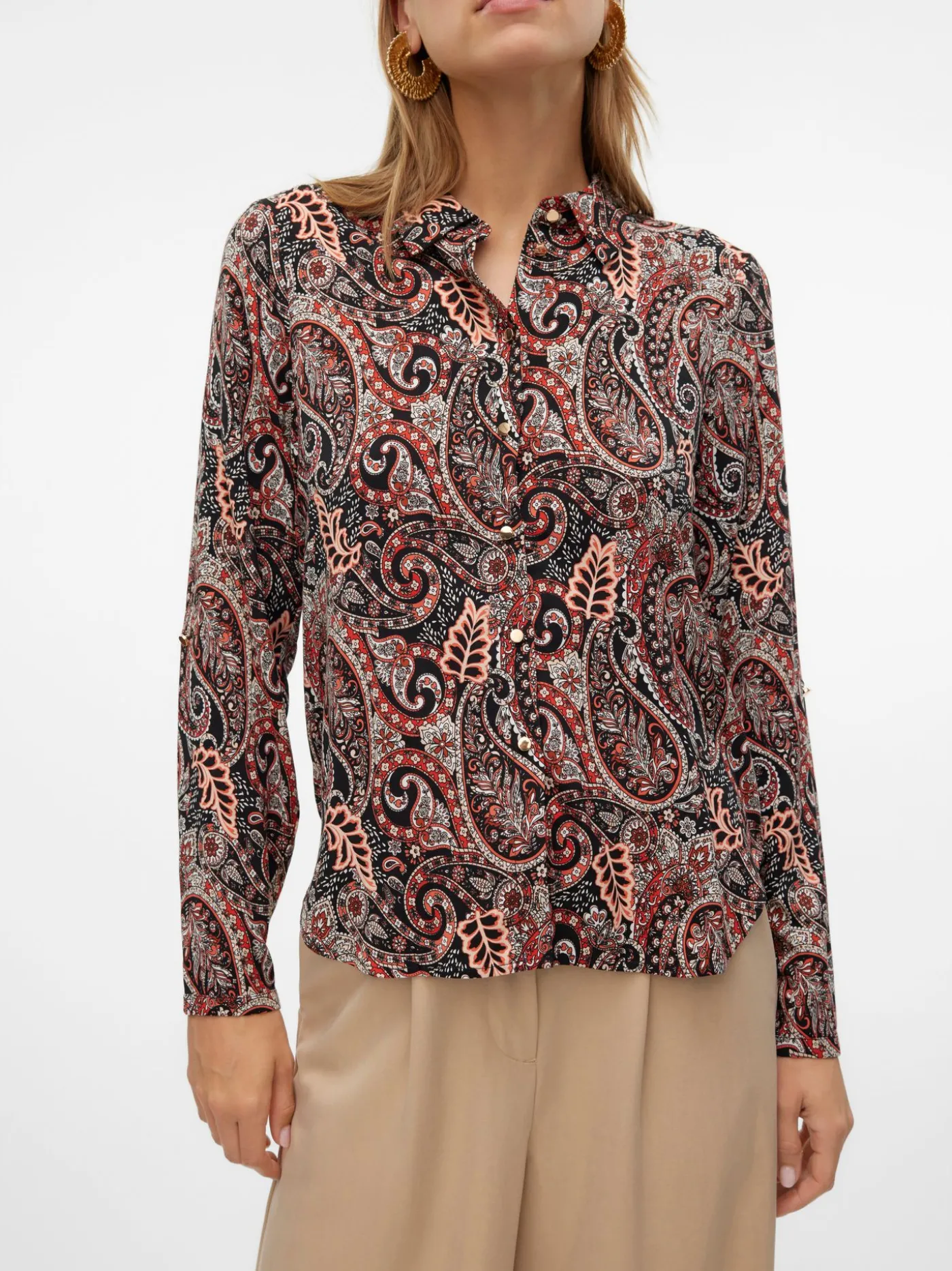 VMMABLE L/S SHIRT WVN BTQ