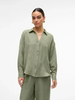 VMMELANEY QUEENY LS SHIRT WVN NOOS