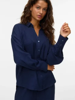 VMMELANEY QUEENY LS SHIRT WVN NOOS