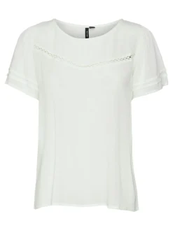 VMMENNY SS LACE TOP WVN GA