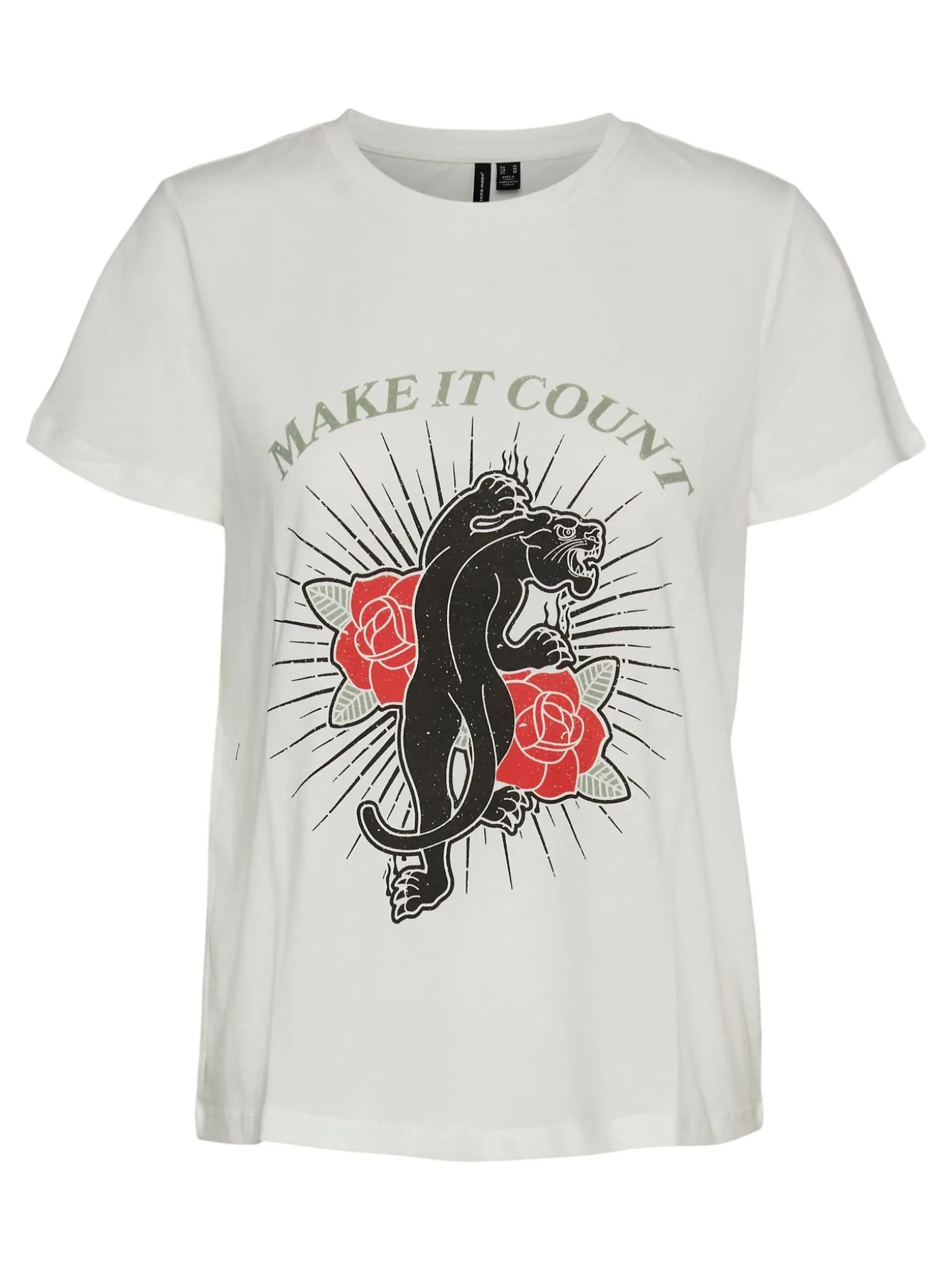 VMMIMA FRANCIS SS TOP JRS LCS - Snow White/MAKE IT