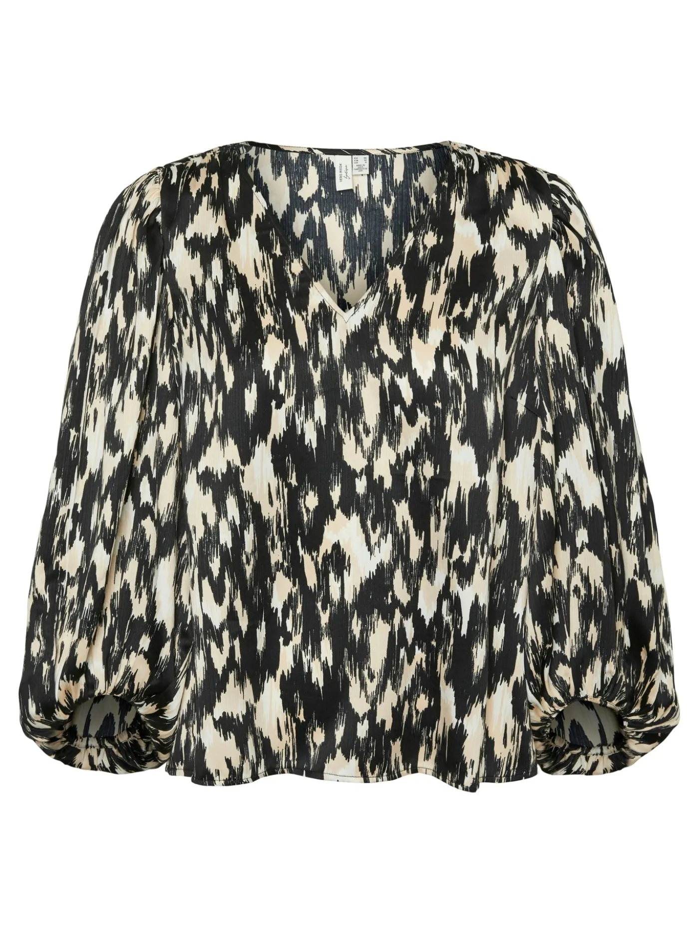 VMMINA L/S V-NECK TOP WVN BTQ GA