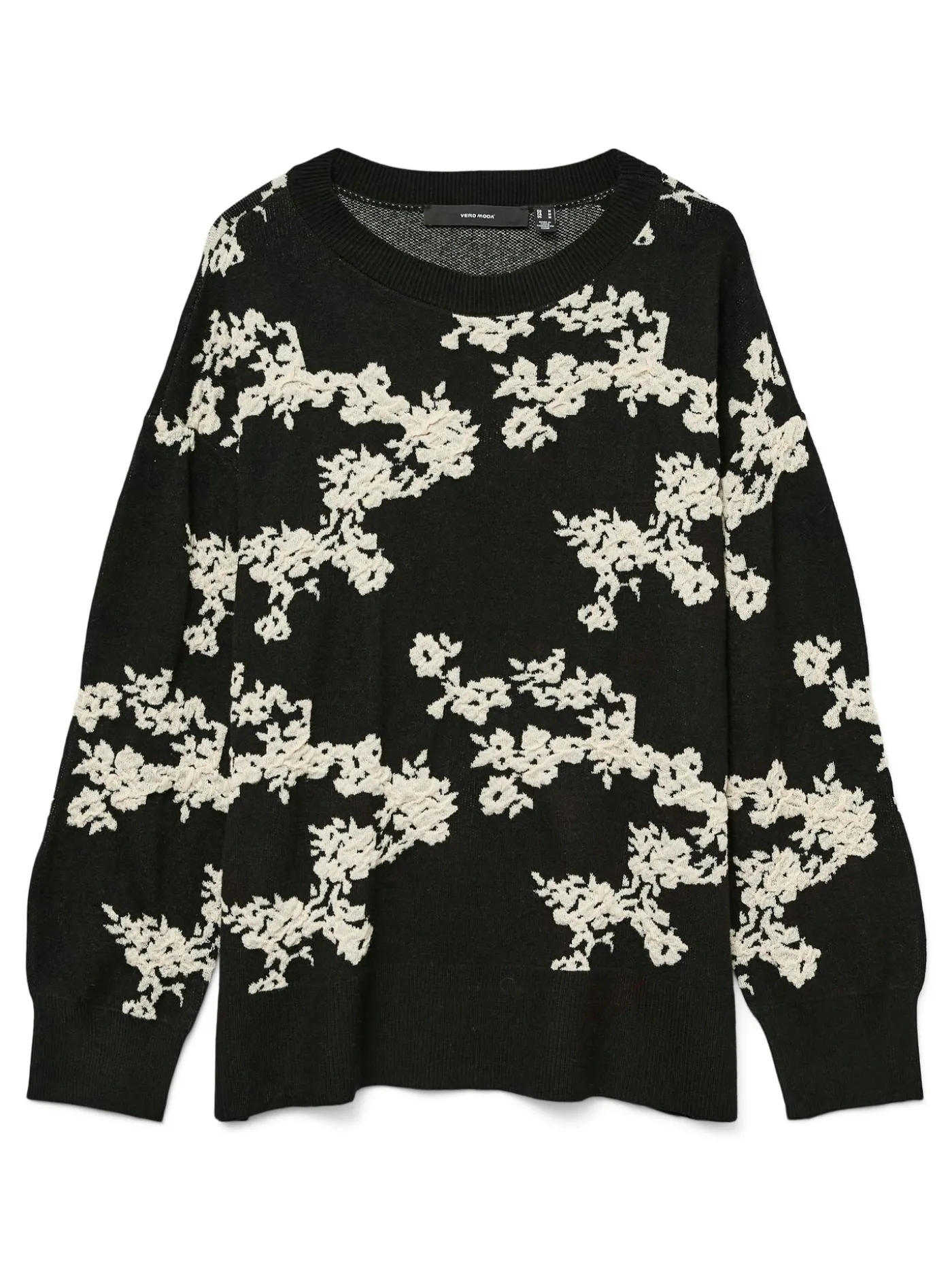 VMNANCY LS O-NECK LONG PULLOVER BOO