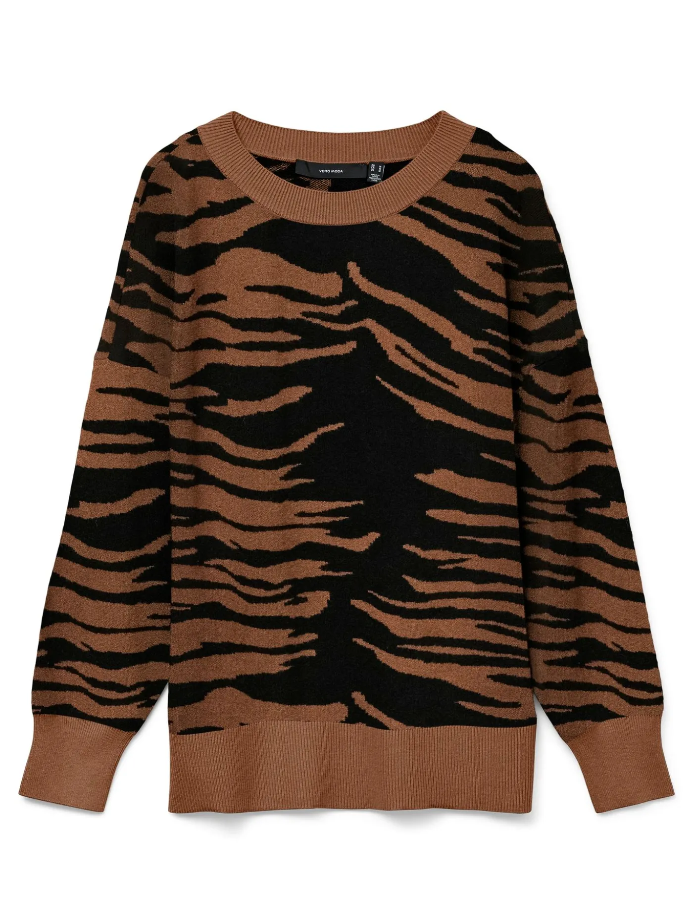 VMNANCY LS O-NECK LONG PULLOVER BOO