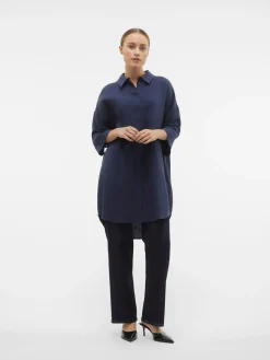 VMNATALI 3/4 LONG OVERSHIRT NOOS