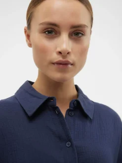 VMNATALI 3/4 LONG OVERSHIRT NOOS