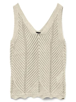 VMNOEL SL V-NECK TOP FR