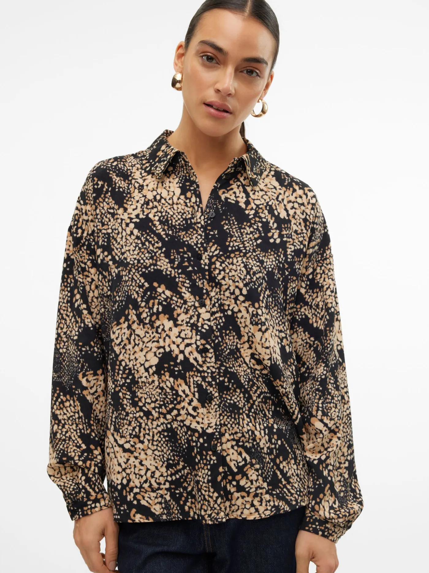 VMOFREYA L/S SHIRT WVN BTQ GA