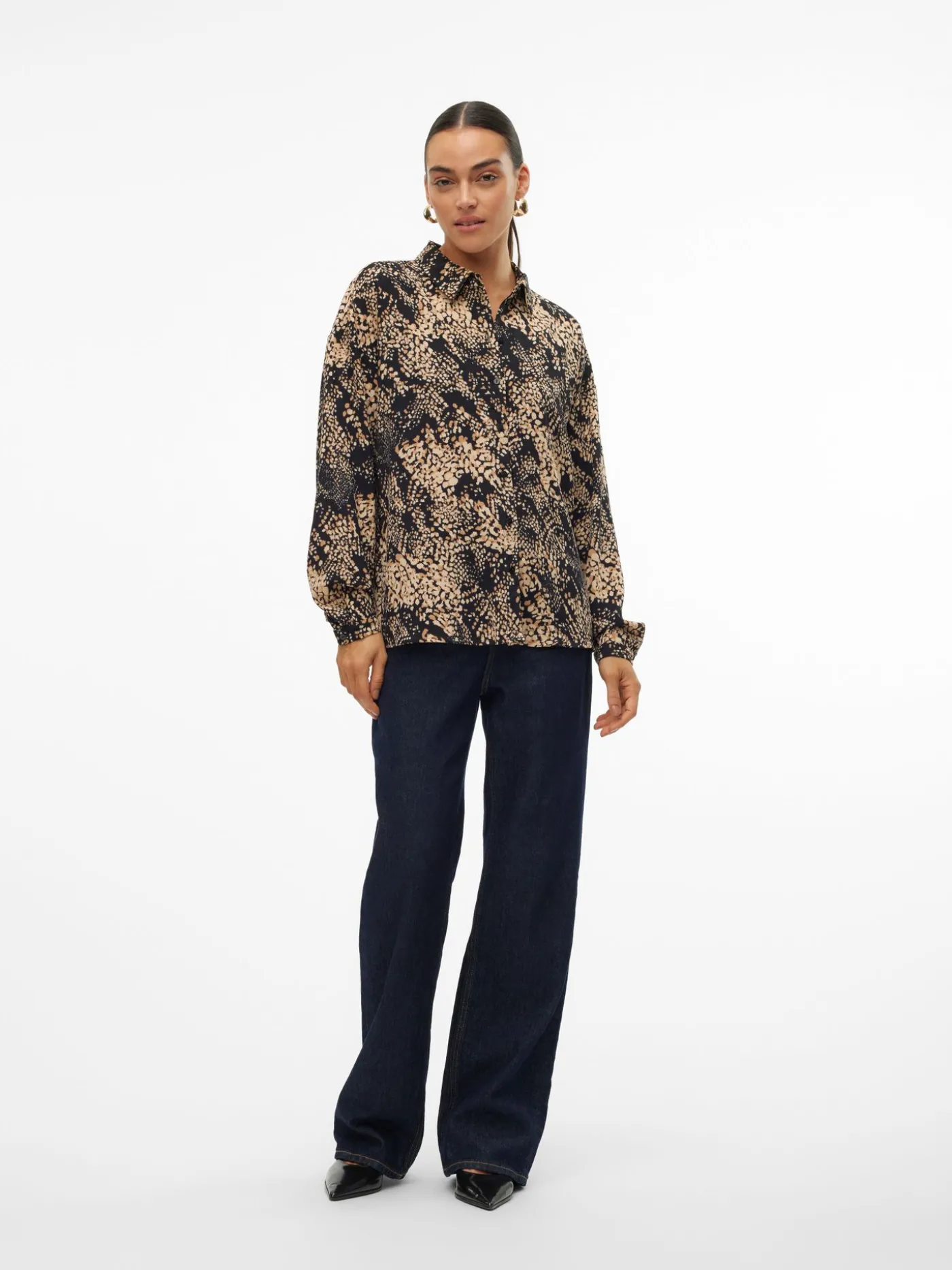 VMOFREYA L/S SHIRT WVN BTQ GA