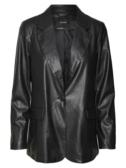 VMOLYMPIA LS SINGLE LOOSE PL BLAZER - Black