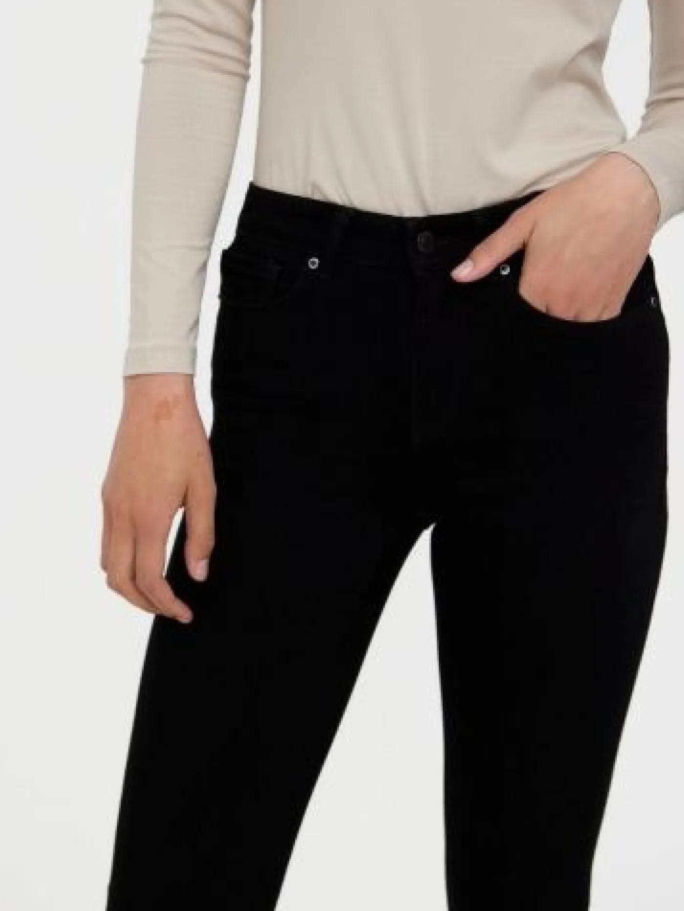 VMPEACHY MR FLARED J VI1100 - Black Denim