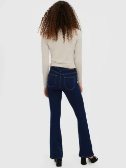 VMPEACHY MR FLARED J VI3262 - Dark Blue Denim
