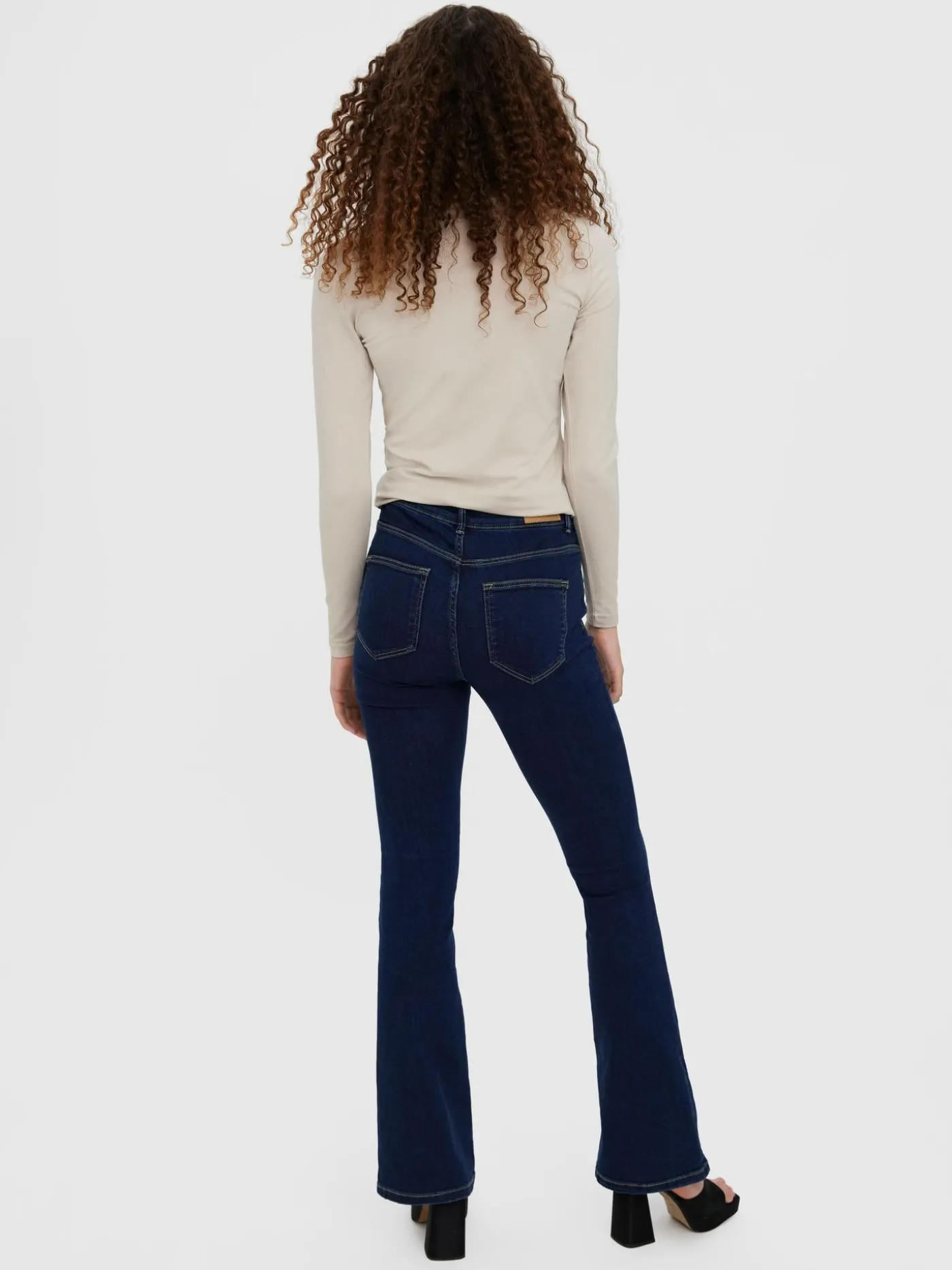 VMPEACHY MR FLARED J VI3262 - Dark Blue Denim