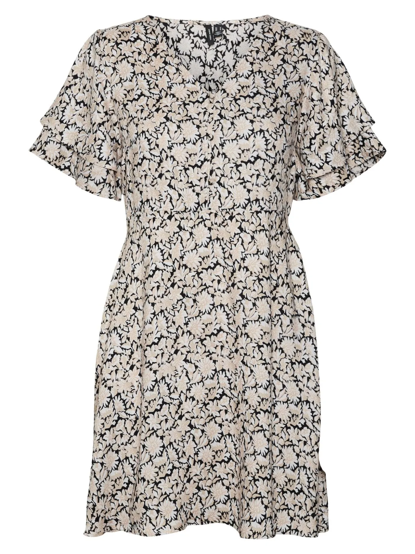 VMRANI 2/4 SHORT DRESS WVN LCS