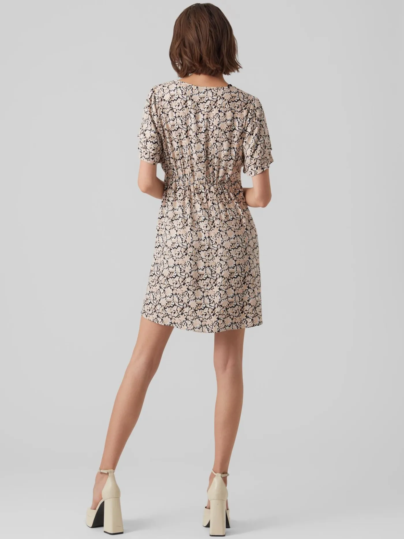 VMRANI 2/4 SHORT DRESS WVN LCS