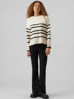 VMSABA LS O-NECK STRIPE PULLOVER GA