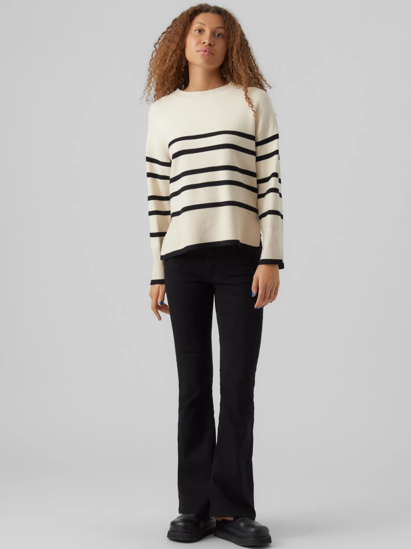 VMSABA LS O-NECK STRIPE PULLOVER GA