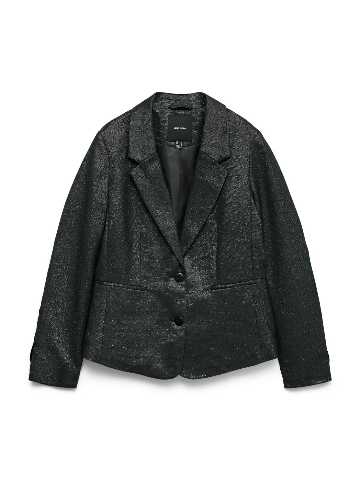 VMSAFINA LS FITTED SHINY BLAZER